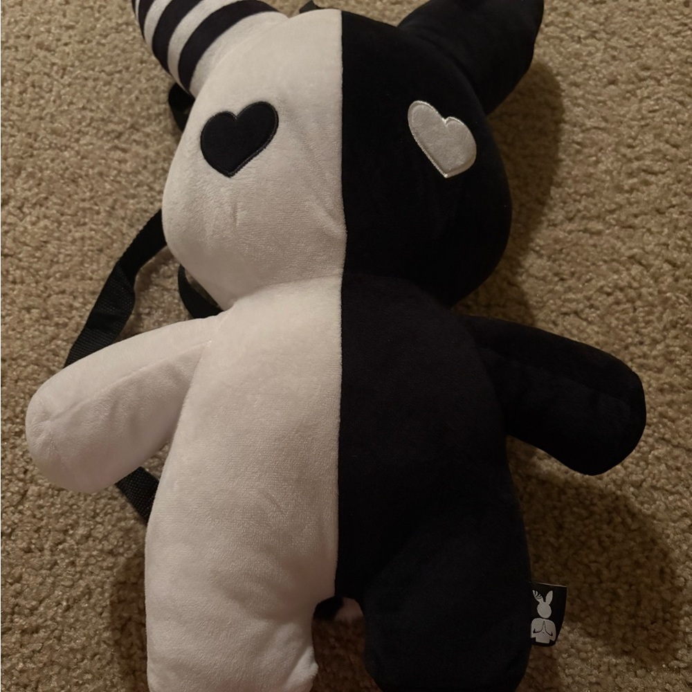 Black and White Bunny Backpack 🤍